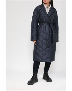 Стеганое пальто с поясом Marc o'polo