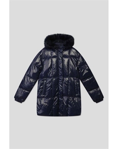 Утепленная куртка на пуху с капюшоном Benetton