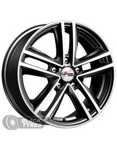 Литой диск Катар 6.5x16/5x112 D57.1 ET46, Черные Ifree