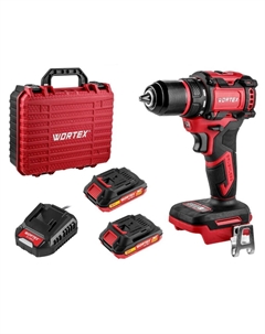 Аккумуляторная дрель-шуруповерт BD 2025-1 DLi ALL1 XLT 1329838, бесщеточный, в чемодане,18 В, 50 Н*м, 2х2 А*ч, БЗП 13 м Wortex
