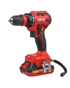 Аккумуляторная дрель-шуруповерт BD 2025 LiSET ALL1 XLT 1325843, бесщеточная, 18 В, 55 Нм, 2х2 Ач, БЗП, 10 м, в чемодане Wortex