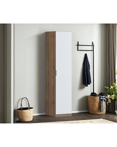 Шкаф однодверный Макс 500 мм, вариант №5 (ЛДСП, корпус дуб вотан) Столплит