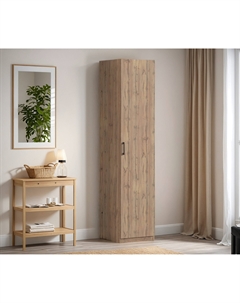 Шкаф однодверный Макс 500 мм, вариант №4 (ЛДСП, дуб вотан) Столплит