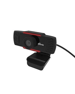 Веб-камера RVC-110, 1 MP, 1280x720, встроенный микрофон, USB 2.0, черный Ritmix