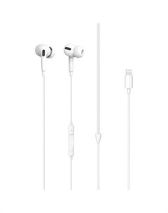 Проводная гарнитура PRO-8, Lightning, белый (SBH-1023K) Smartbuy