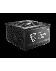 Блок питания для ПК MSI MAG A750GL PCIE5, 750W 80+ Gold (306-7ZP8B11-CE0) Msi