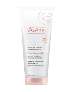 Очищающий мицеллярный гель для чувствительной кожи лица Makeup Removing Micellar Gel Avene