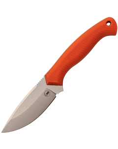 Нож Пиранья, сталь VG-10, рукоять оранжевая G10 Семь ножей (кузница)