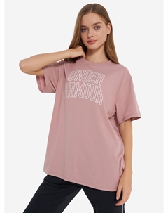 Футболка женская Rival Os Campus, Розовый Under armour