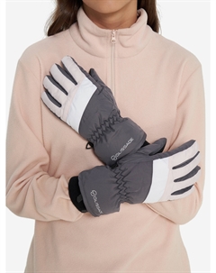 Перчатки для девочек, Серый Glissade