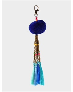 Брелок плетеный, 22 см, синий Nobrand