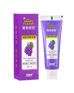 Зубная паста с фруктовыми пробиотиками, со вкусом винограда, 100 г Nobrand