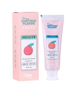 Зубная паста с фруктовыми пробиотиками, со вкусом персика, 100 г Nobrand
