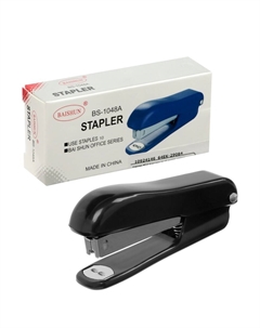 Степлер №10 классика до 10 листов, корпус черный Nobrand