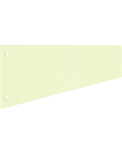 Разделитель листов картонный 100 листов по цветам зеленый (230x120 мм) Attache