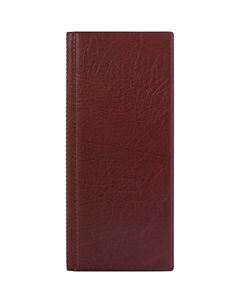 Визитница настольная пластиковая на 96 визиток бордовая Attache