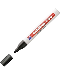 Маркер промышленный лаковый E-750/1 черный 2-4 мм Edding