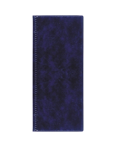 Визитница настольная пластиковая на 96 визиток синяя Attache