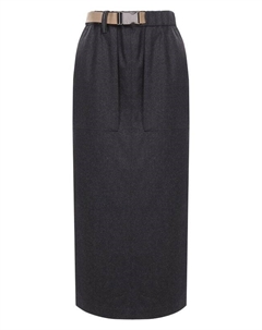 Шерстяная юбка Brunello cucinelli