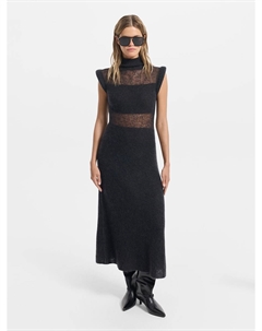 Платье миди из шерсти и мохера Love republic