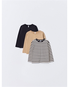 Набор из 3 базовых лонгсливов детских Sela