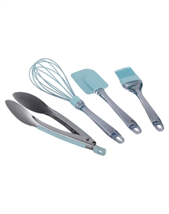 Набор кухонных принадлежностей Silicone Regent inox