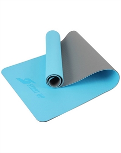 Коврик для фитнеса и йоги, TPE, 183х61х0,6см ZH-01 Blue\Gray Start up