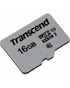 Карта памяти micro SDHC 16Gb 300S UHS-I U1 (90/45 Mb/s) Transcend