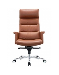 Кресло руководителя CS-LBR-CARACAS кожа крестов. алюминий Cactus