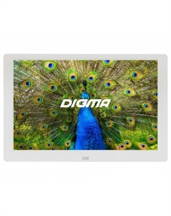 Цифровая фоторамка PF-1043 white Digma