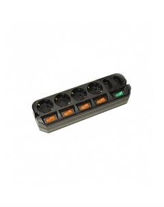 Сетевой фильтр A10 1.6м (6 розеток) черный Most