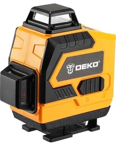Лазерный уровень DEKO DKLL16 065-0232 самовыравнивающийся, в кейсе (16 линий, зеленый луч, 2 АКБ) Деко