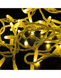 Гирлянда NEON-NIGHT 305-131 нить 10м, постоянное свечение, белый ПВХ, 24В, цвет: жёлтый Neon-night