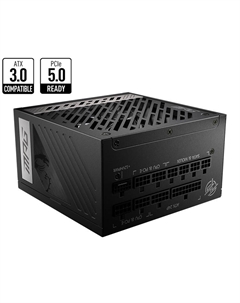 Блок питания ATX MPG A1000G PCIE5 1000W, 80+ Gold, 12VHPWR, full modular Msi