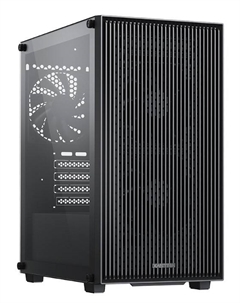 Корпус mATX A307M 3FRGB Black без БП, боковая панель из закалённого стекла Xastra