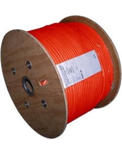 Кабель витая пара F/UTP 6а кат. 4 пары LAN-6AFTP-LSZH 23AWG(0.57 мм), медь, одножильный (solid), внутренний, LSZH, оранжевый, уп/305м Lanmaster