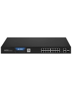 Коммутатор ST220GPR-2G2S (L2) 18x1Гбит/с, 2xSFP 16PoE 225W настраиваемый Netis