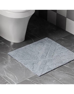 Коврик для туалета Swensa Noor 50x50 см цвет серо-зеленый