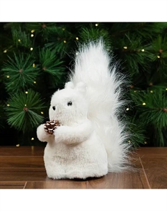 Фигура декоративная Белка 21 см белый Kreaforta