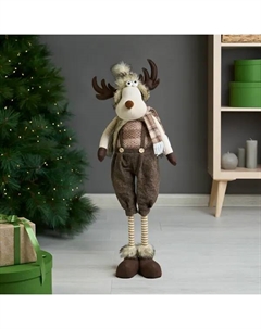 Фигура декоративная Олень 80 см коричневый Kreaforta