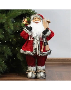 Фигура декоративная Санта 60 см красный Kreaforta