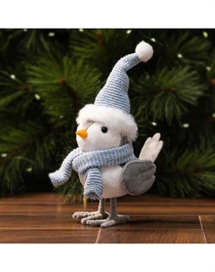 Фигура декоративная Снегирь 25 см белый Kreaforta