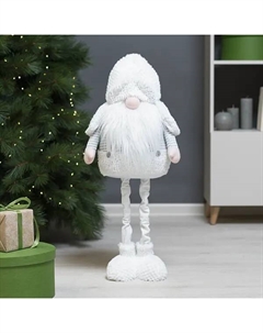 Фигура декоративная Гном 80 см белый Kreaforta