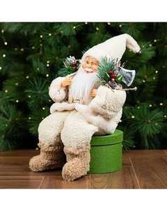 Фигура декоративная Санта 45 см бежевый Kreaforta