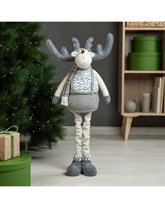 Фигура декоративная Олень 70 см серый Kreaforta