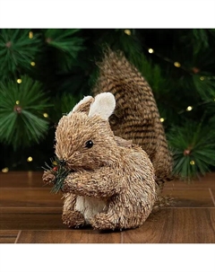 Фигура декоративная Белка 19 см коричневый Kreaforta