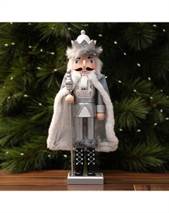 Фигура декоративная Щелкунчик 37 см серый Kreaforta