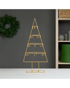 Фигура декоративная Елка 60 см золотистый Kreaforta