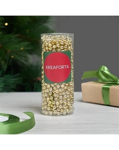 Бусы новогодние 10 м золотой Kreaforta