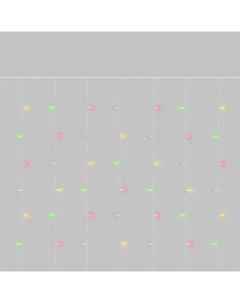 Электрогирлянда уличная Занавес 3x2 м 264 лампы цвет разноцветный Neon-night